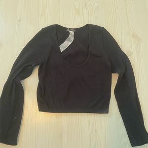 Zara crop top ribbed